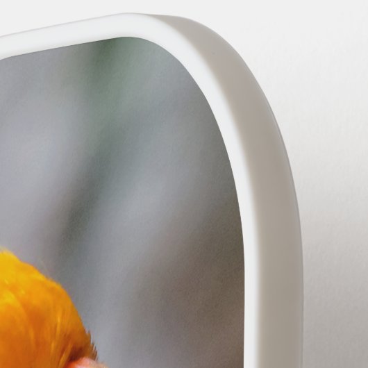 Verbluffend profiel van een roodbruine goeroevogel pickleball paddle (Links Detail)