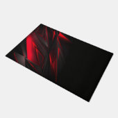Verbluffend rood tot het Abstract Ontwerp van het  Deurmat (Schuin)