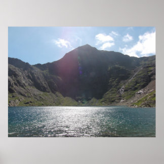 Verbluffend Snowdon-foto-Poster Poster