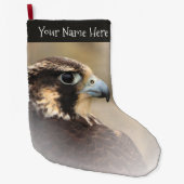 Verbluffend Vignetted Profiel van een Peregrine Fa Grote Kerstsok (Voorkant)