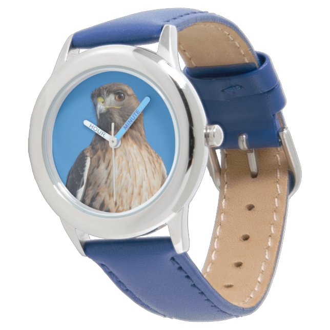 Verbluffend vivogel van de roodbaars in de zon horloge (Gekanteld)