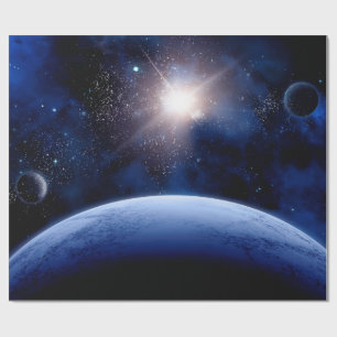 Verbluffend zonnestelsel cadeaupapier