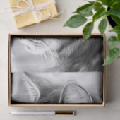 Verbluffend zwart-wit, keukenkat-ontkoppelingstaal tissuepapier (Geschenk)