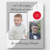 Verbluffende 21ste verjaardag van de geboorte, dat fotoplaat (Voorkant)