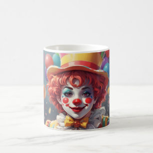 Verbluffende aangepaste monogram clown Mok