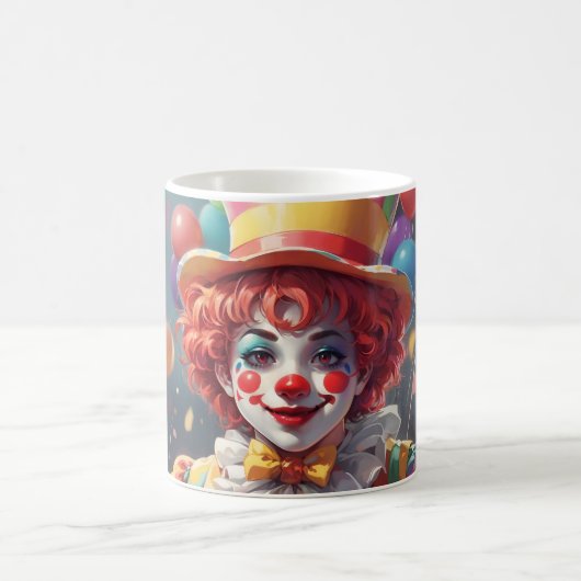 Verbluffende aangepaste monogram clown Mok (Center)
