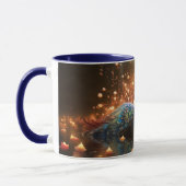 Verbluffende aangepaste Monogram Peacock Mok (Links)