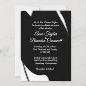 Verbluffende Abstracte uitnodiging tot huwelijksav (Voorkant)