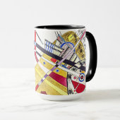 Verbluffende abstractie - Kandinsky Waterverf Art Mok (Voorkant rechts)