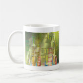Verbluffende architectuurcityscape art accessoires koffiemok (Links)