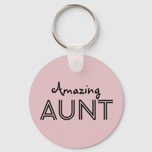 Verbluffende AUNT Custom Name Sleutelhanger Cadeau