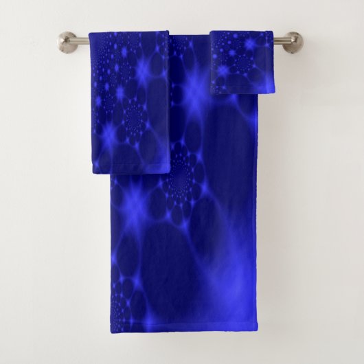 Verbluffende blauwe badhanddoekenset bad handdoek (Insitu)