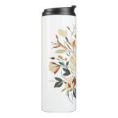 Verbluffende bloemen thermosbeker (Gedraaid links)