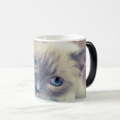 Verbluffende Blue Eyed Ragdoll Magische Mok (Voorkant rechts)