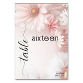 Verbluffende Blush Pink Daisies Kaart (Voorkant)
