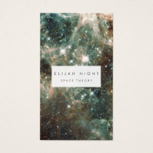 Verbluffende buitenruimtekunst Wetenschap universu Visitekaartje