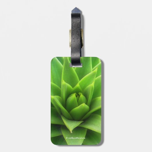 Verbluffende Chileense Pine Monkey Puzzle Tree Bagagelabel (Achterkant verticaal)