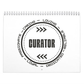 Verbluffende curator kalender