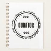 Verbluffende curator planner (Voorkant)