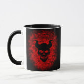 Verbluffende demon Boy Demon Skull Mok (Links)