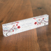 Verbluffende designnaamplaat naambordje (Zijkant)