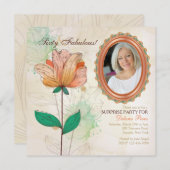 Verbluffende foto uitnodiging (Voorkant / Achterkant)