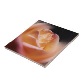 Verbluffende gele rozenventilator tegeltje (Zijkant)