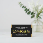 Verbluffende Gold Tabs Handyman Tools Visitekaartje (Staand voorkant)
