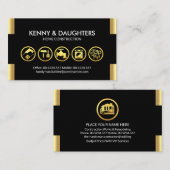Verbluffende Gold Tabs Handyman Tools Visitekaartje (Voorkant / Achterkant)