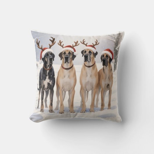 Verbluffende Great Dane Kussen (Voorkant)