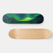 Verbluffende Green Aurora Skateboard (Horizontaal)