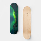 Verbluffende Green Aurora Skateboard (Voorkant)