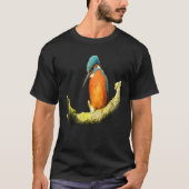 Verbluffende ijsvogel Vector T-shirt (Voorkant)