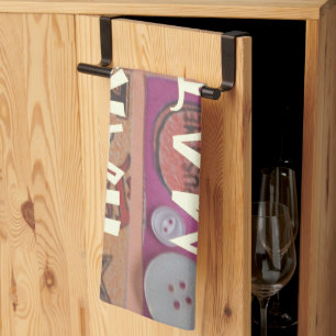 Verbluffende illustraties maken theedoek