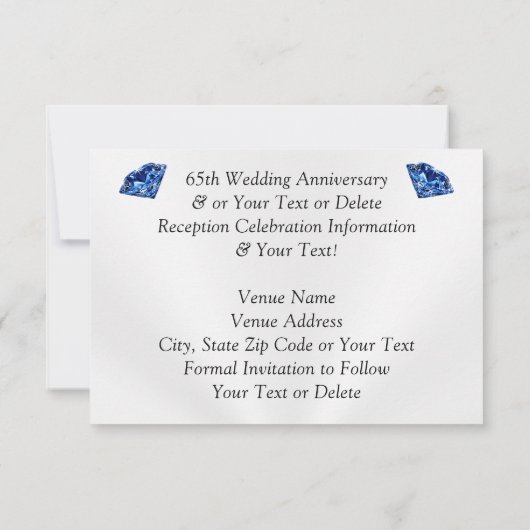 Verbluffende jubileumkaartjes om de datum te reser kaart (Achterkant)