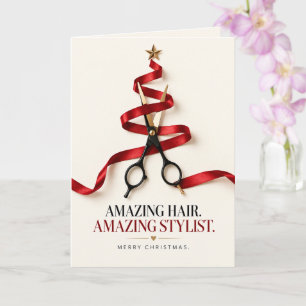 Verbluffende Kapsalon Kerstkaart Kaart
