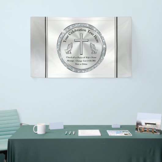 Verbluffende kerkbanner, elke keer dat er een reli spandoek (Beurs)