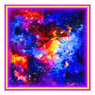 Verbluffende kleuren van het universum. Bestel nu Foto Afdruk