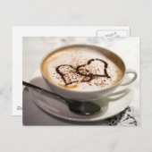 Verbluffende koffiefoto briefkaart (Voorkant / Achterkant)