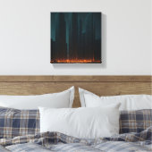 Verbluffende kunst canvas afdruk (Insitu (Slaapkamer))