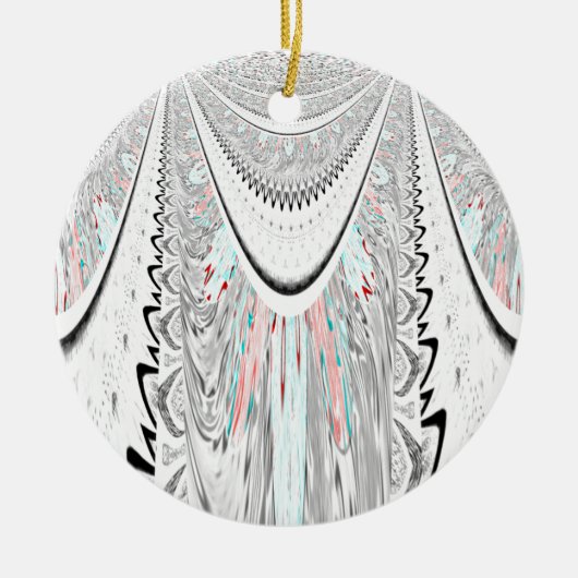 Verbluffende kunst. keramisch ornament (Voorkant)