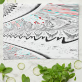 Verbluffende kunst. theedoek (Gevouwen)