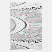 Verbluffende kunst. theedoek (Verticaal)