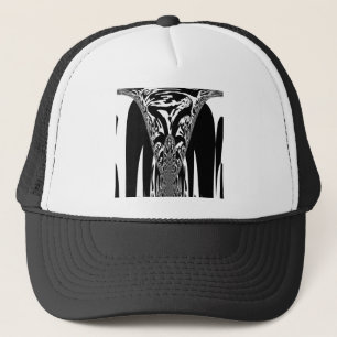 Verbluffende kunst trucker pet