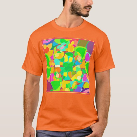 Verbluffende kunstwerken met patroonkleuren t-shirt (Voorkant)