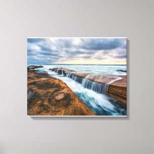 verbluffende La Jolla cove, San Diego Canvas Afdruk