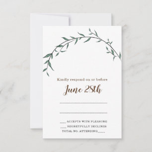 Verbluffende lef joodse Rsvp-kaart en envelop RSVP Kaartje