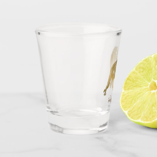 Verbluffende Lion Shot Glas (Links)