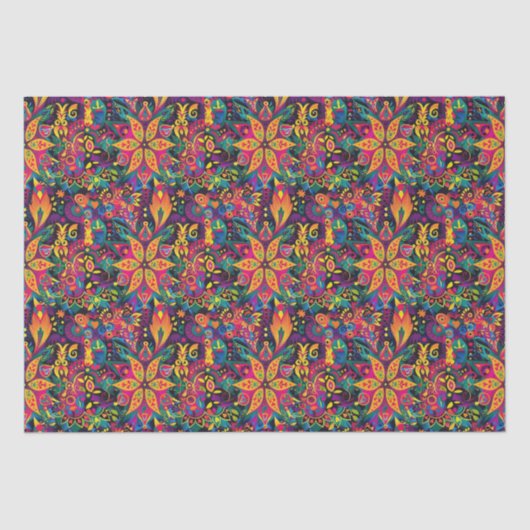 Verbluffende Mandalas Diwali Tissuepapier (Voorkant)