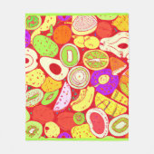 Verbluffende mengsels van patronen voor fruit. Bes Fleece Deken (Voorkant)